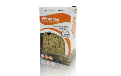 NutritionalARTS Pacote 2 Saquetas PÃ£o Mel 0.8Kg
